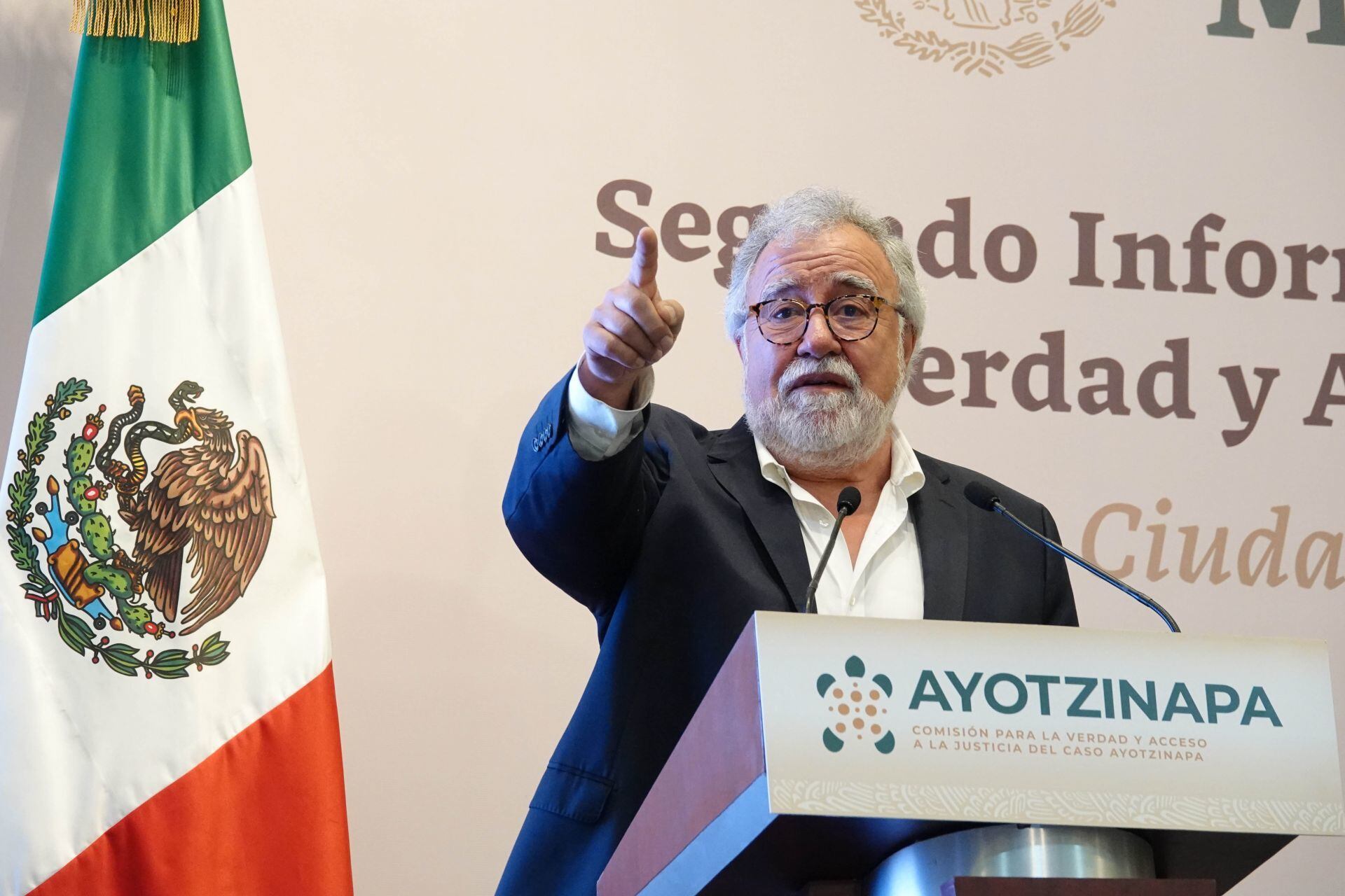Alejandro Encinas presentó su segundo informe sobre el Caso Ayotzinapa
