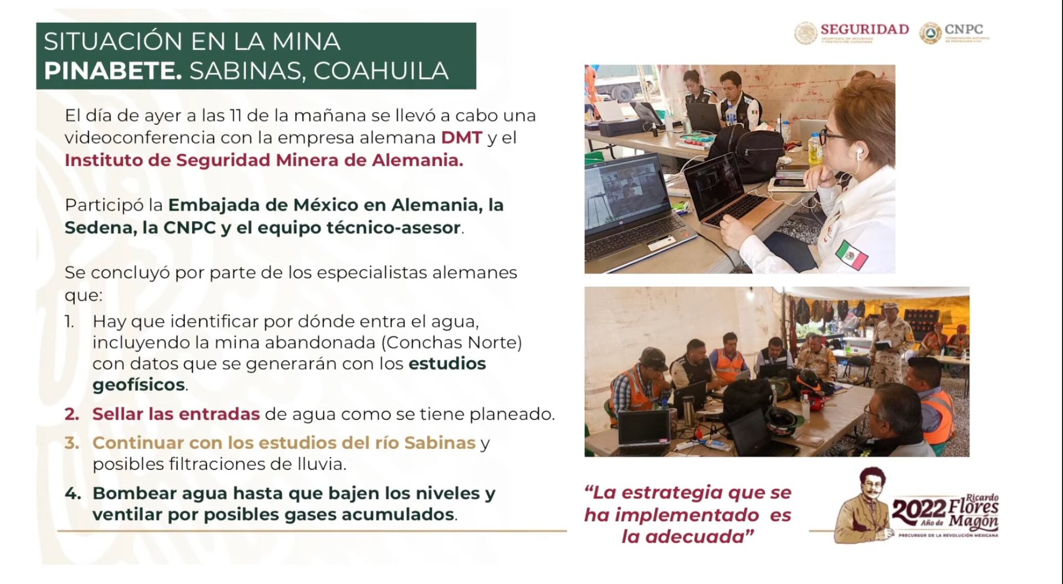 ¿Cómo va el rescate de los mineros atrapados? Informe mañanera