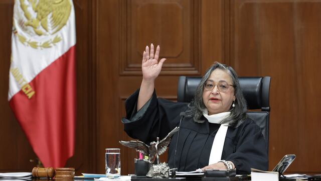 Norma Piña en última sesión del Pleno de la SCJN