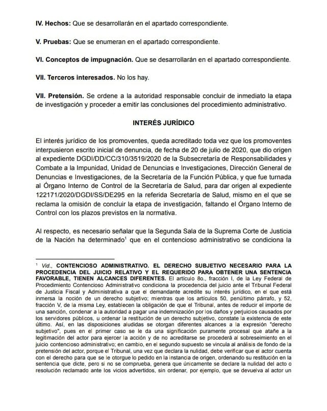 Juicio Contencioso Administrativo