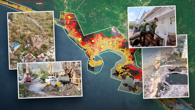 Daños en Acapulco por huracán Otis