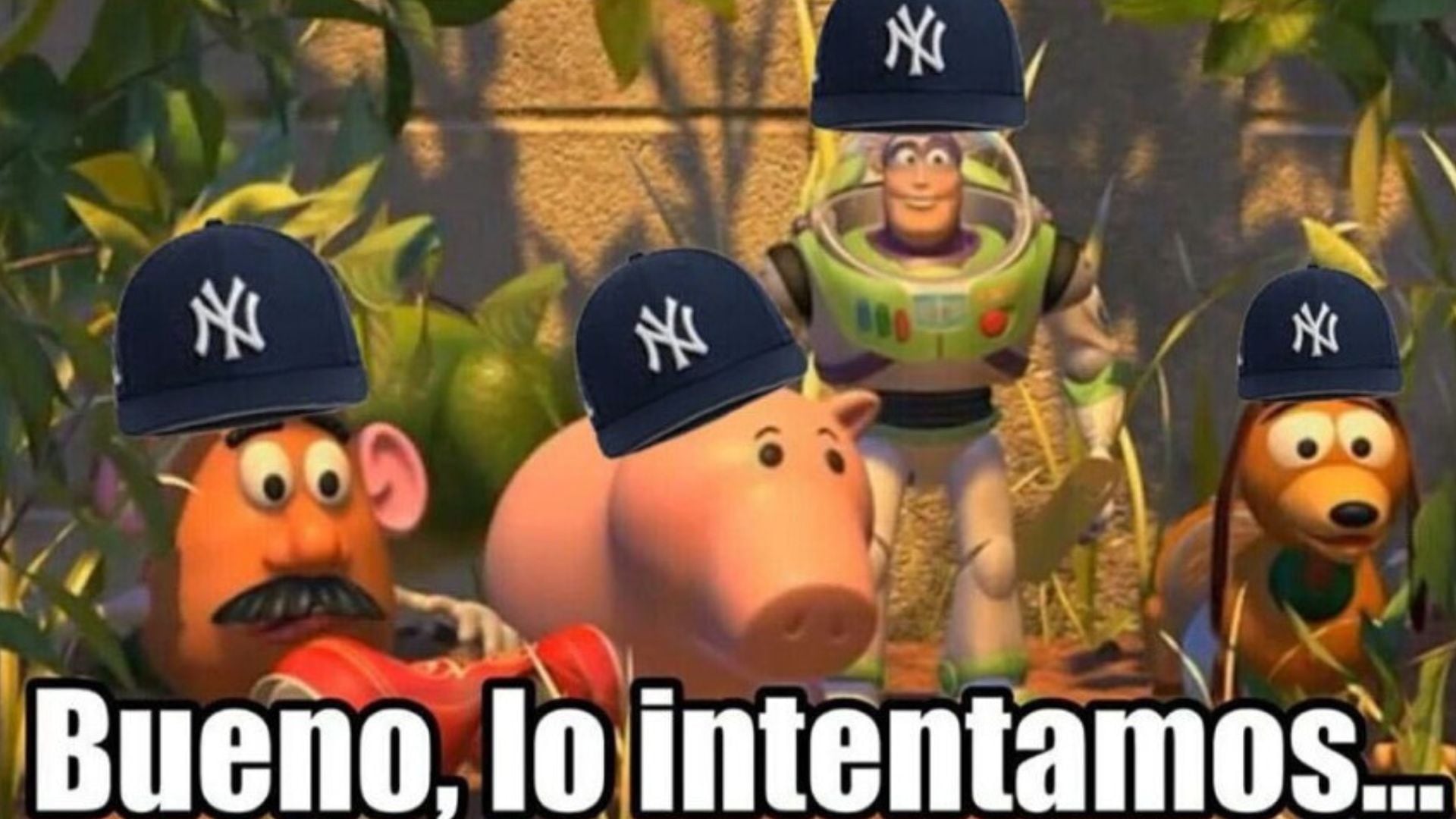 Meme del Yankees vs Dodgers.
