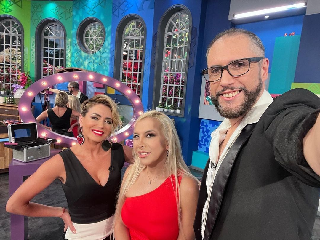 Rodrigo Marín, maquillista en Cuéntamelo ya.