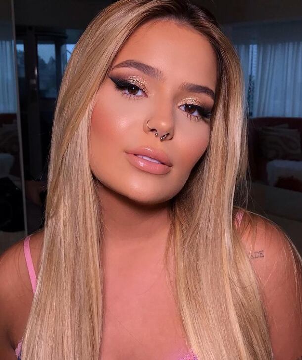 Vitoria De Felice Moraes, influencer que llegó al hospital por pedos atorados