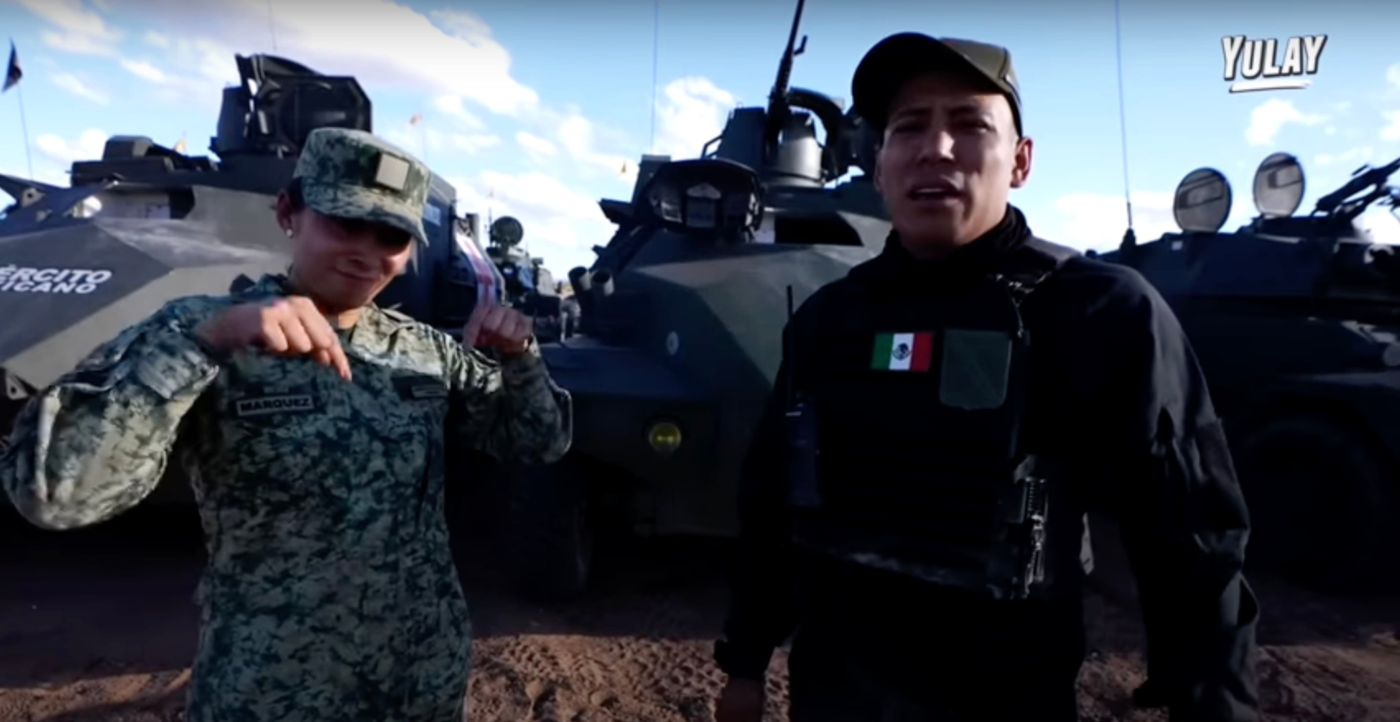 Yulay realiza propaganda para el Ejército mexicano