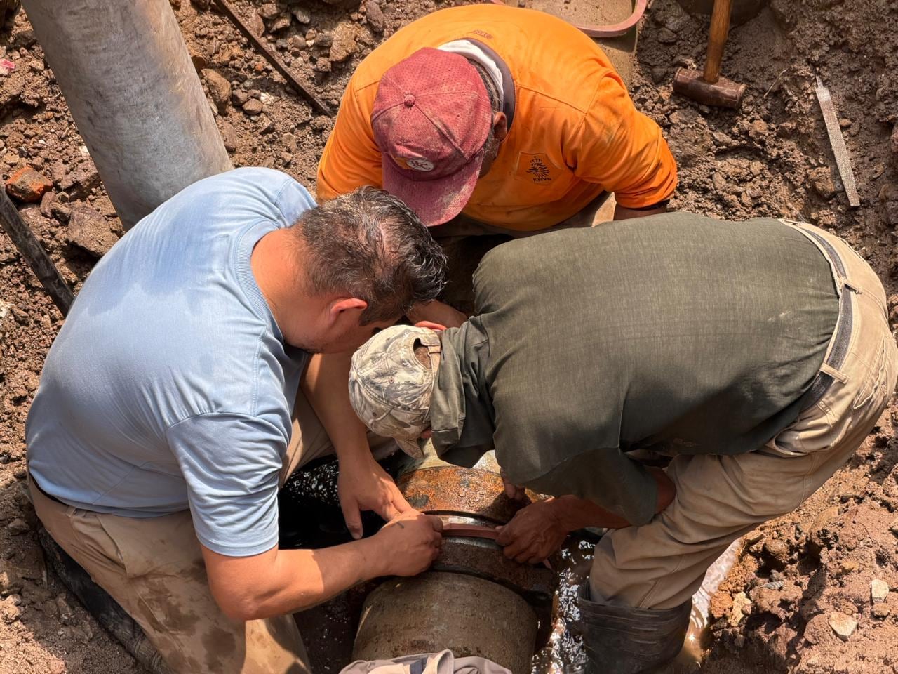 Cuautitlán Izcalli realizó tres reparaciones hidráulicas para mejorar el suministro y reducir fugas de agua.