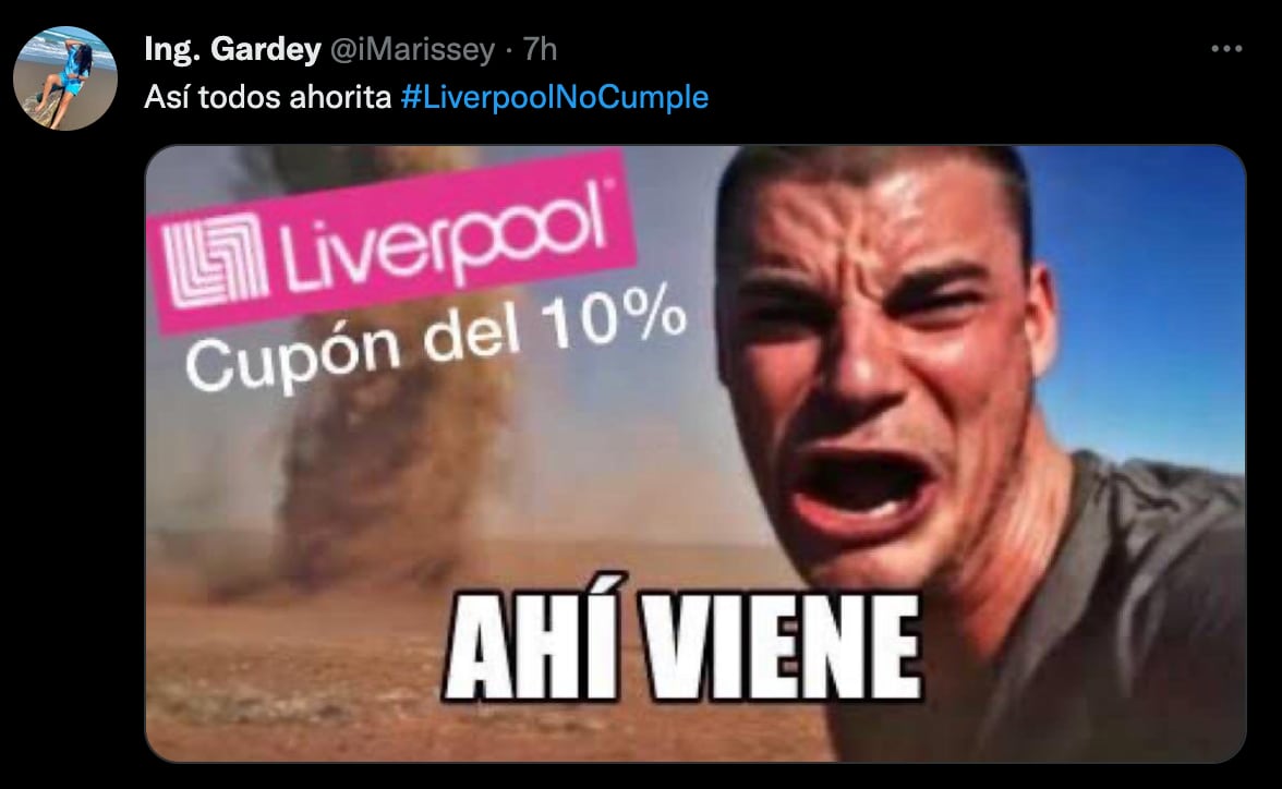 Con memes, se burlan de que "Liverpool no cumple" por cancelar pedidos de pantallas led en mil 600 pesos