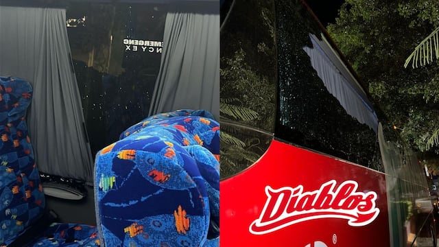 Fans de Guerreros de Oaxaca agreden camión de los Diablos Rojos del México