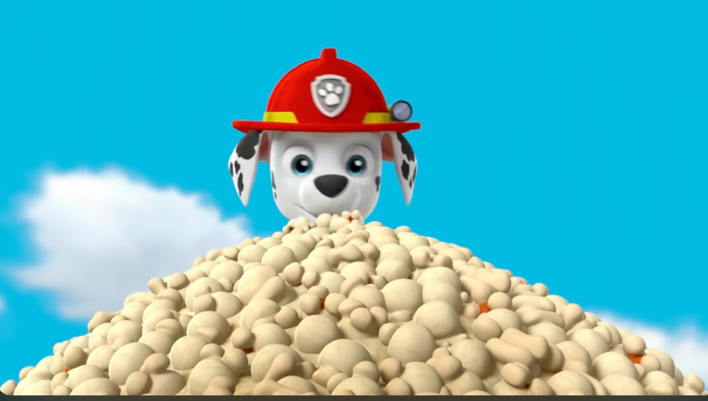 Capítulo de Paw Patrol por Día de las Palomitas de Maíz