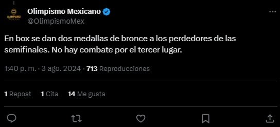 Boxeo entrega dos medallas de bronce.