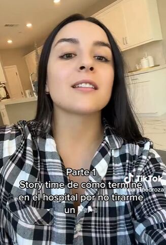 Usuaria de TikTok termina en el hospital por un pedo atorado