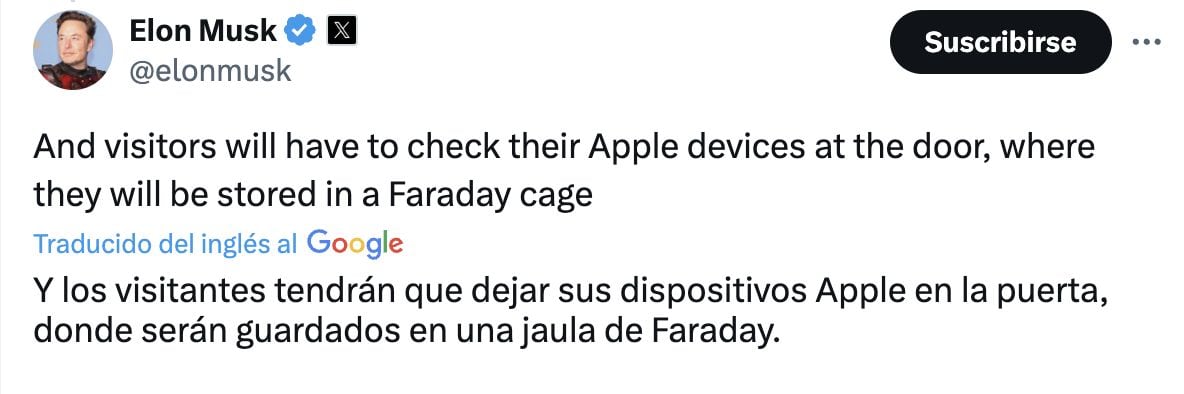 Elon Musk critica alianza Apple y OpenAI