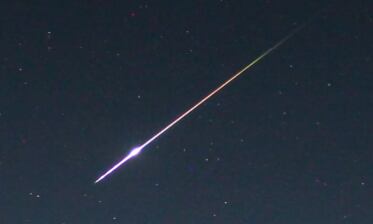 Meteorito de las Perseidas compartido por la astrónoma baneada de