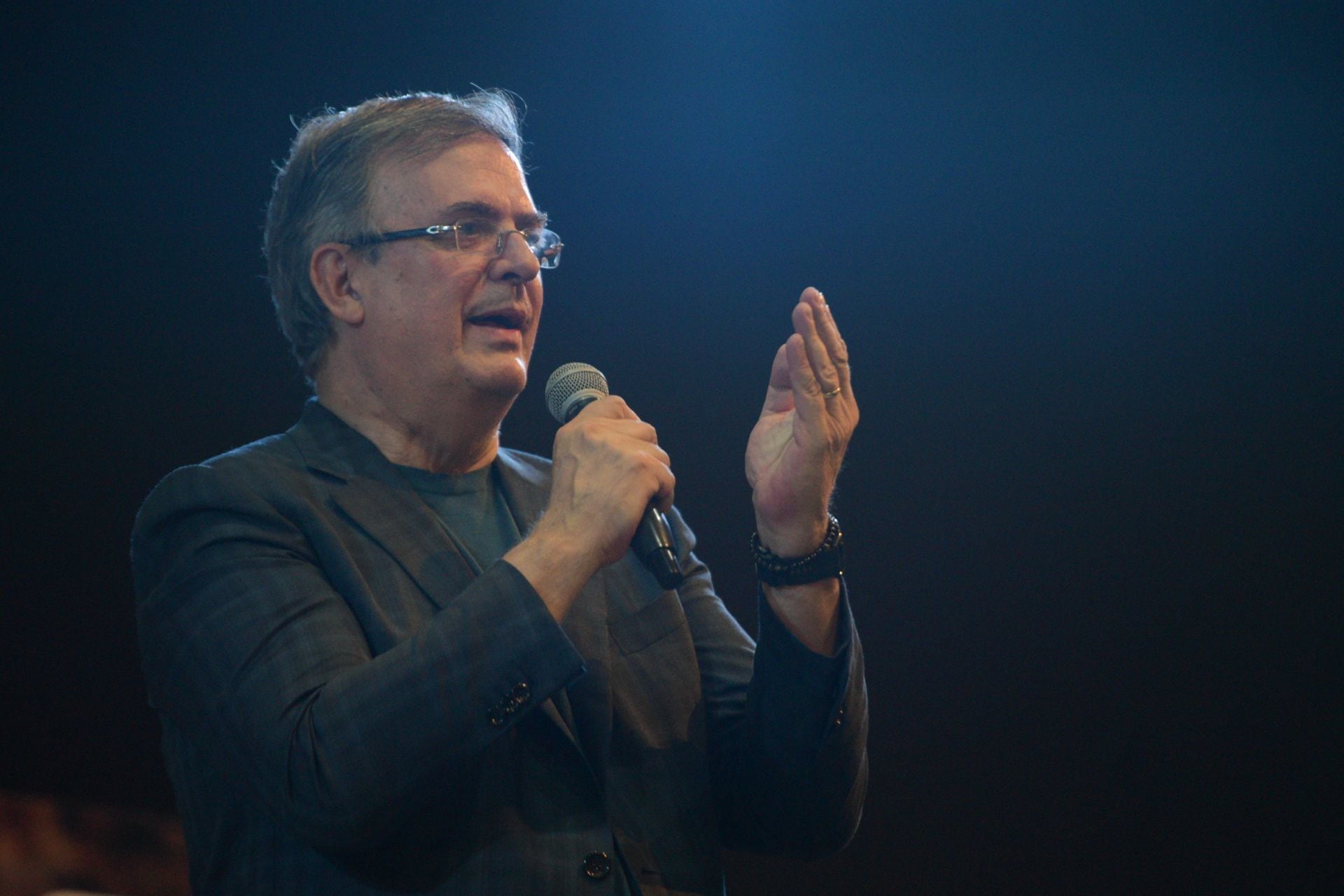 Marcelo Ebrard en Xalapa, Veracruz