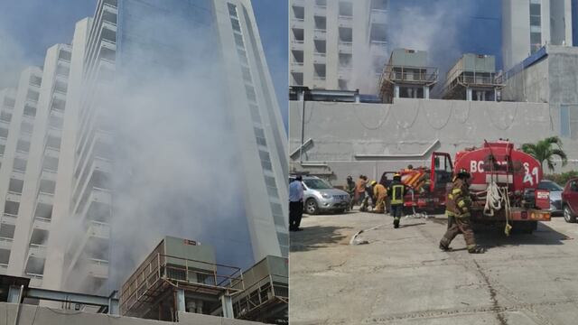 Hotel Playa Suites se incendió