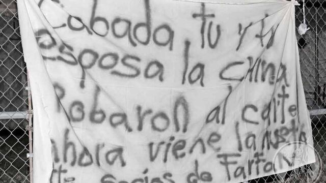 Amenazan a independiente mediante mantas en Ciudad Juárez