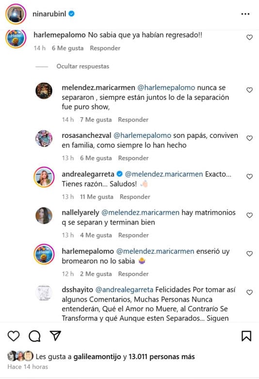 Andrea Legarreta responde a críticas por separación con Erik Rubín