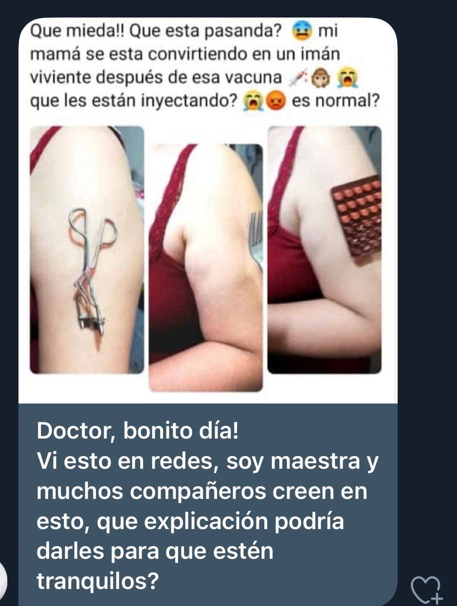 Supuesta evidencia de magnetismo