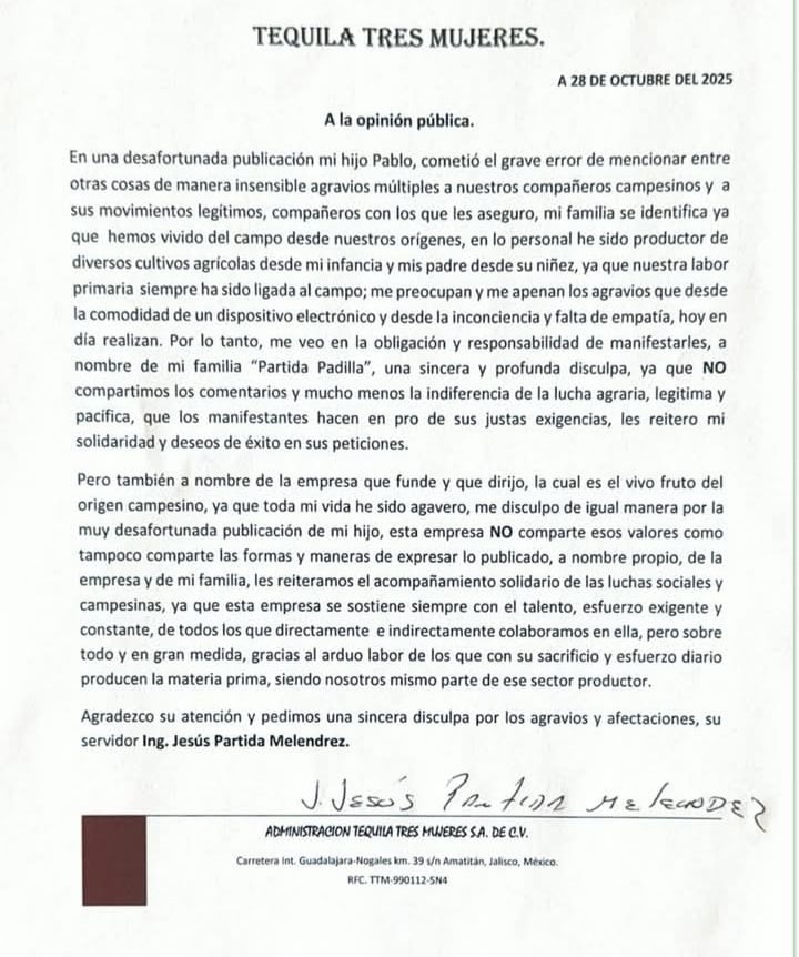 Tequila Tres Mujeres