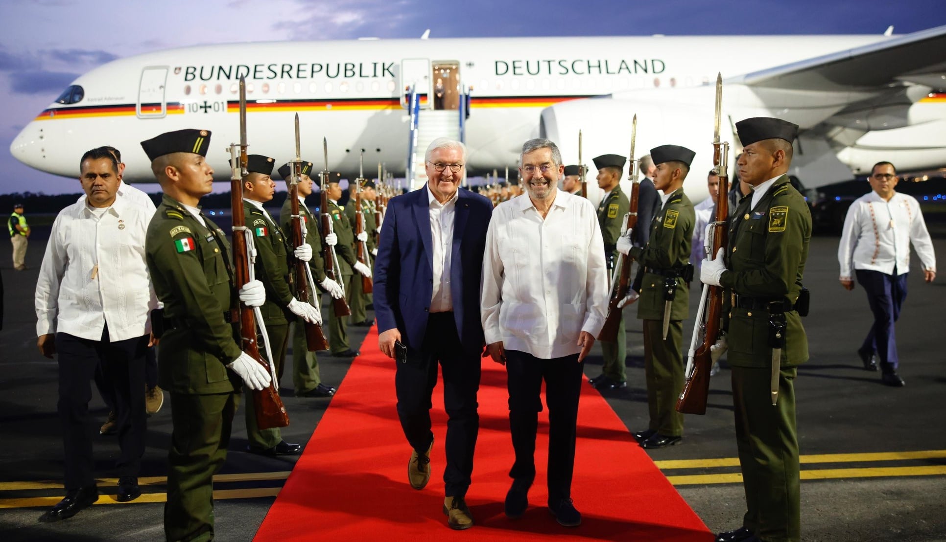 Steinmeier llega a México: se reunirá con Sheinbaum en Cancún