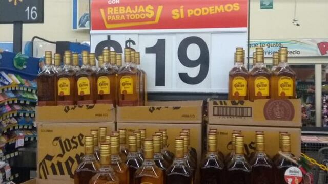 Botellas de tequila.