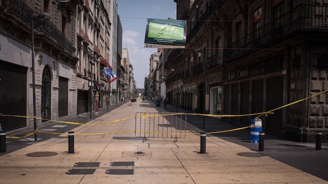 Calle Madero en CDMX.