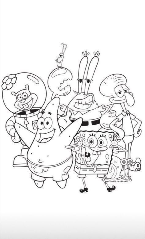 Dibujos de Bob Esponja