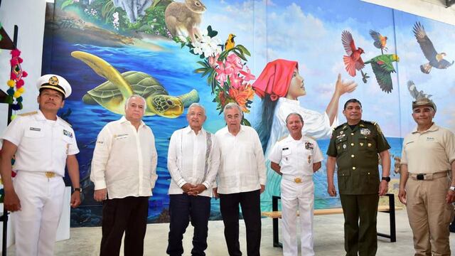 AMLO, Rubén Rocha y otros funcionarios