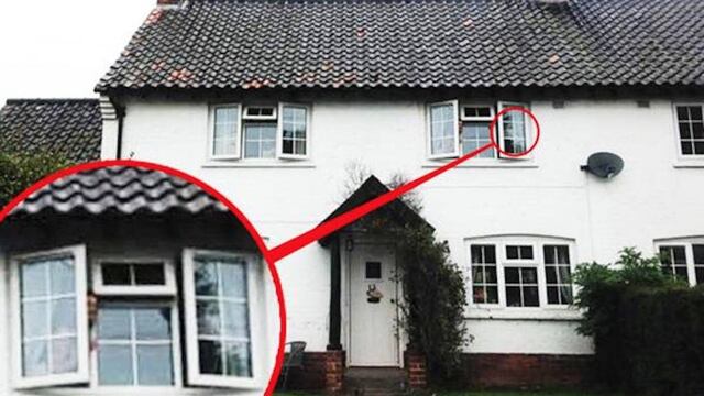 Fantasma en ventana.