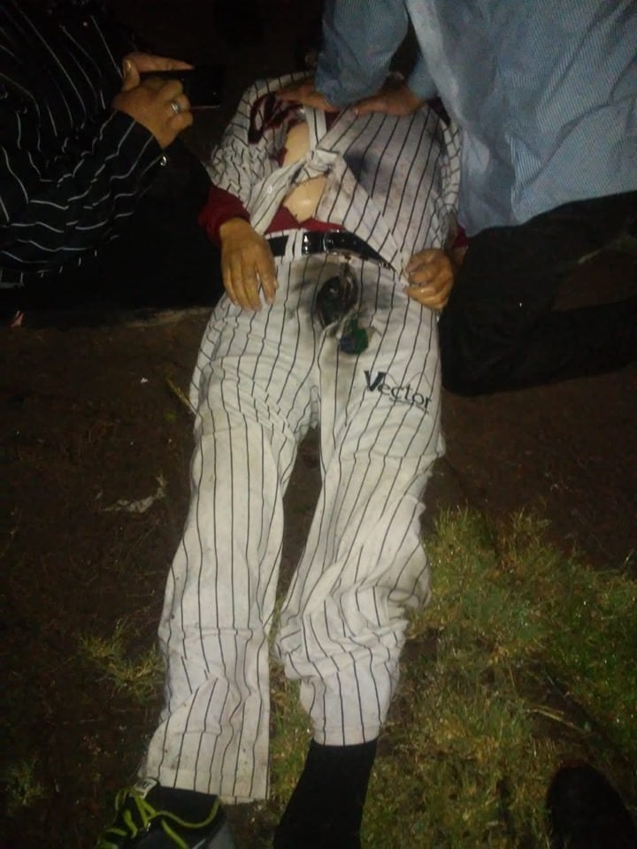 Hombre muerto por rayo