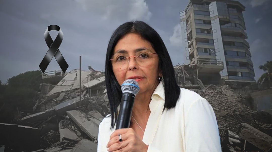 Venezuela tendrá 7 días de luto nacional por los terremotos, anuncia Delcy Rodríguez