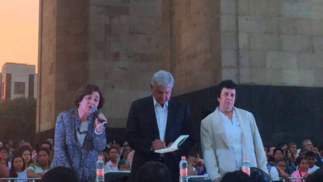 "Es un honor estar con Obrador".