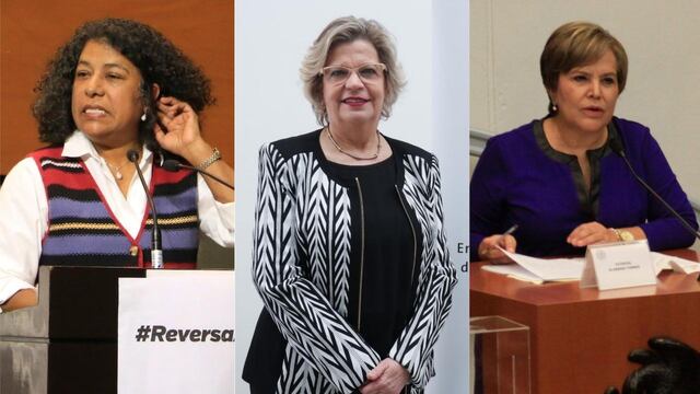 Candelaria Ochoa, Nadine Gasman y Patricia Olamendi