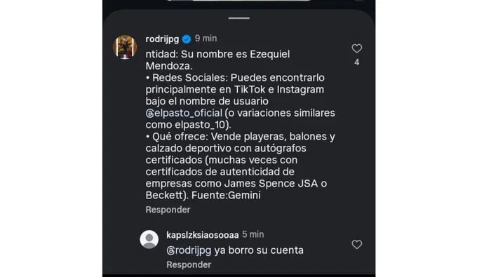 Aficionado que se acercó a Álvaro Fidalgo borró su cuenta tras el incidente.