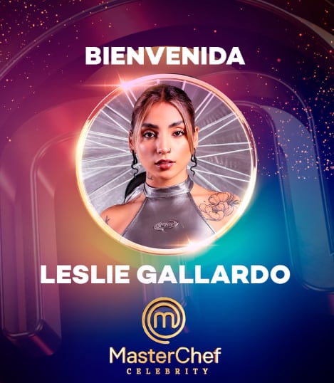 Leslie Gallardo, tercera confirmada para MasterChef Celebrity 2025