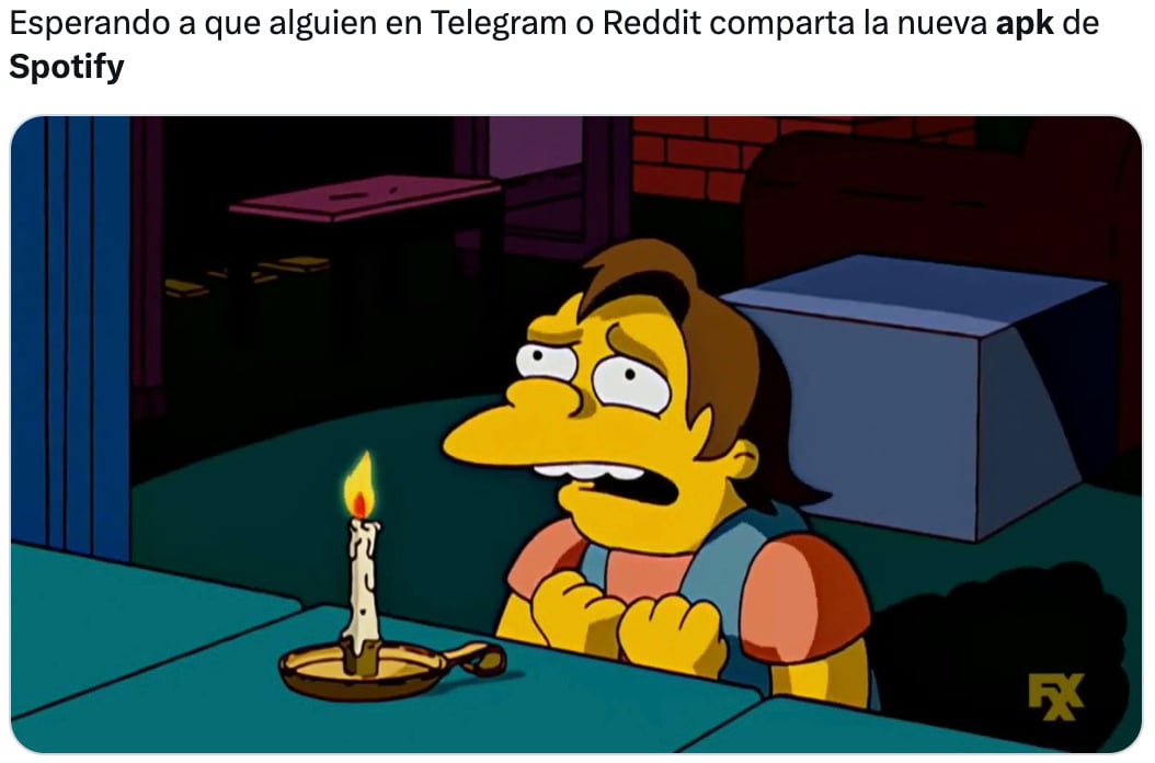 Usarios reaccionan a la caída de Spotify Premium APK con memes