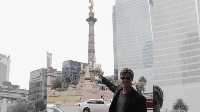 Sin su martillo, Chris Hemsworth está en nuestro país debido a que es el nuevo embajador de Buchanan’s. 