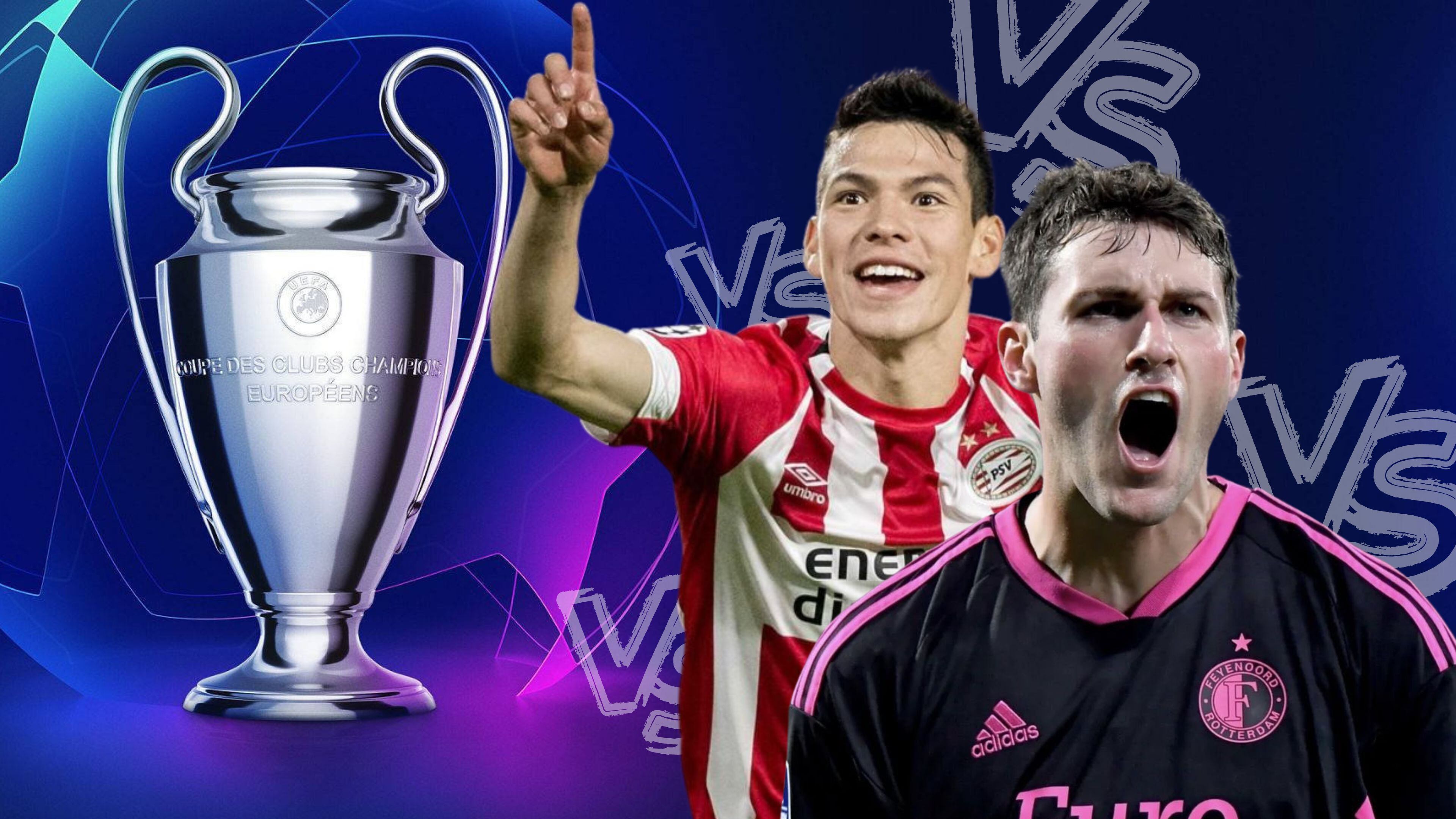 Santiago Giménez y Chucky Lozano en la Champions: ¿Quiénes serán sus rivales?