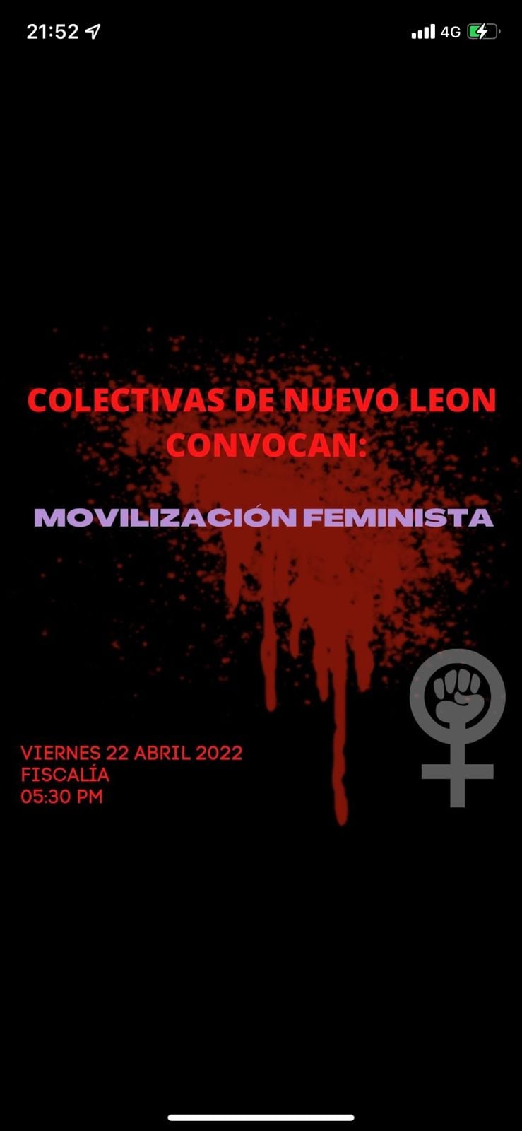 Convocatoria a movilización feminista