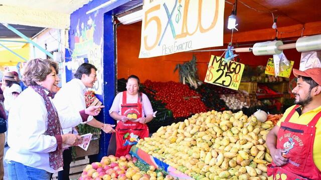 DELFINA GÓMEZ ENCABEZÓ UNA CAMINATA EN ISIDRO FABELA, EDOMEX