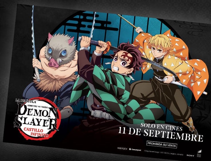 Póster Demon Slayer: El Castillo Infinito en Cinépolis