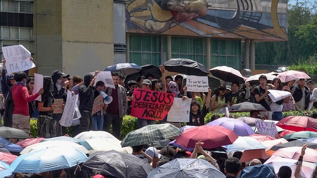 Protestas en la UNAM por ataque en CCH Sur