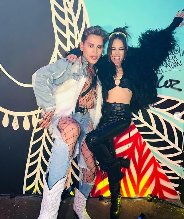 Danna Paola y Papi Kunno