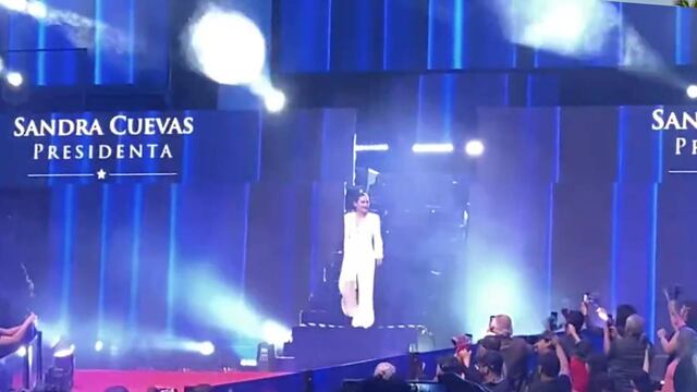 Sandra Cuevas presenta su plataforma política