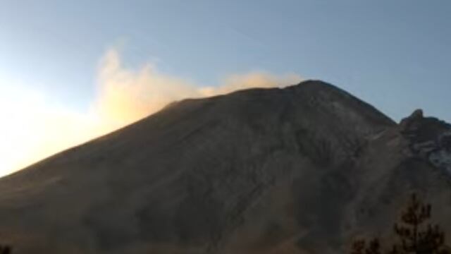 Volcán Popocatépetl el 12 de febrero