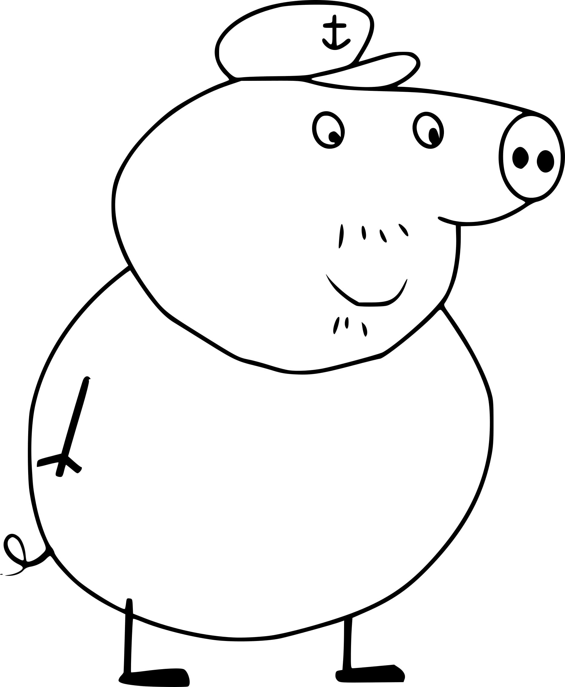 Dibujos del Abuelo Cerdito de Peppa Pig
