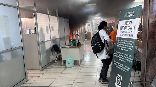 Incendio en Clínica 2 del IMSS de Monterrey