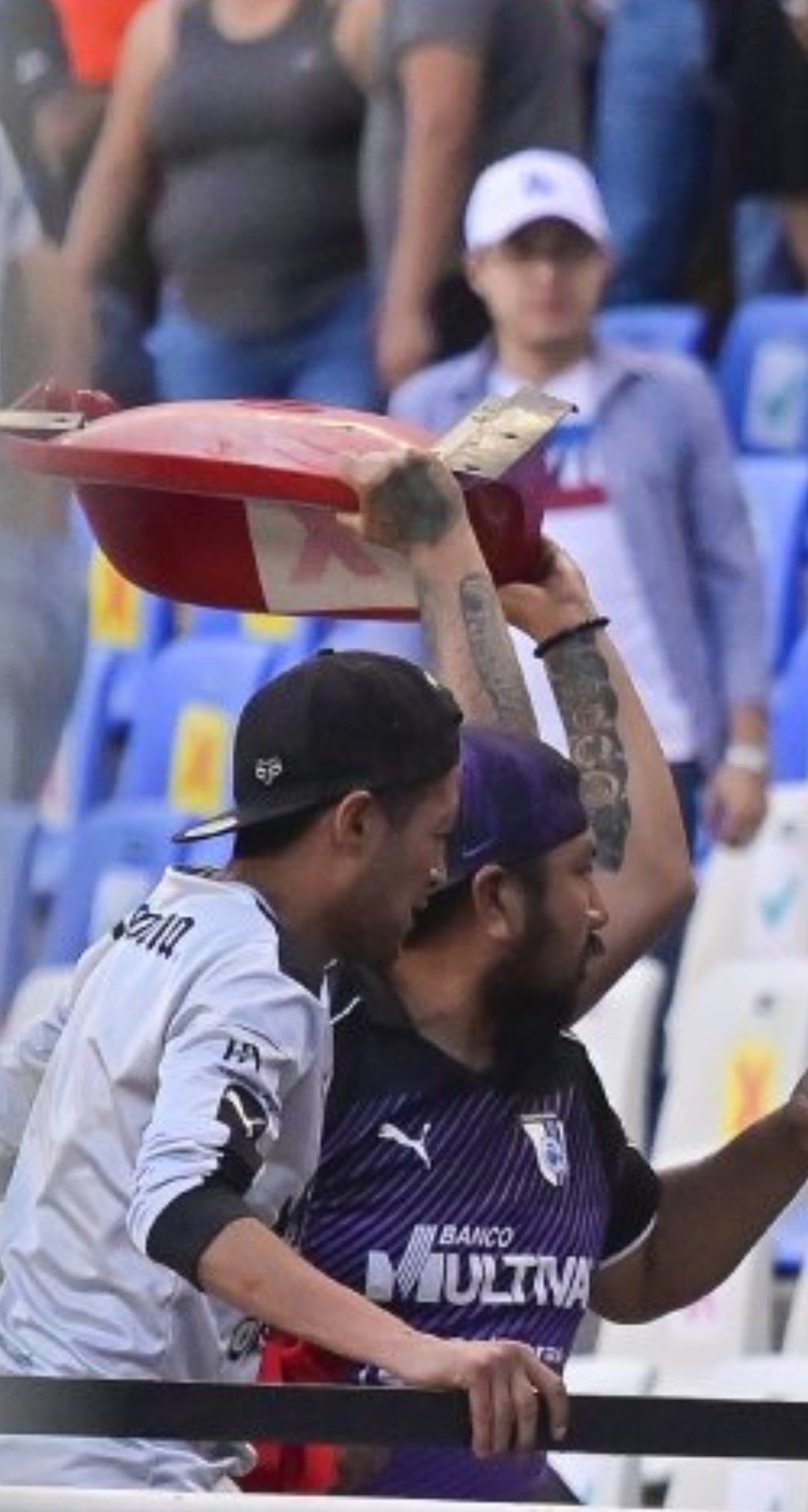 Agresores en el Querétaro vs Atlas FC