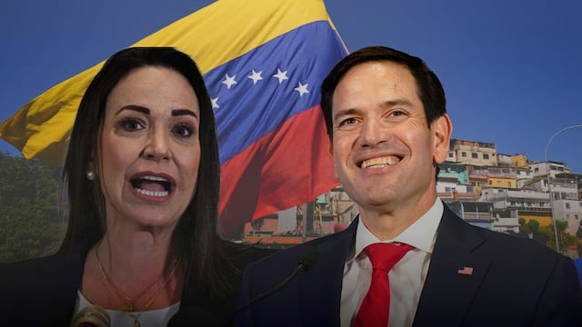 María Corina Machado y Marco Rubio
