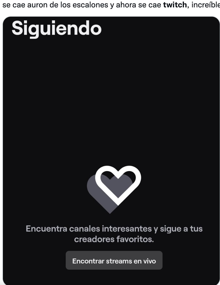 Memes y streamers se burlan de la caída de Twitch